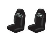 NFL New York Jets Front Bucket Highback Seat Covers Set Universal