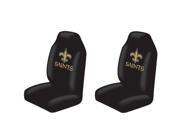 NFL New Orleans Saints Front Bucket Highback Seat Covers Set Universal