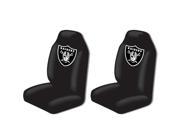 NFL Oakland Raiders Front Bucket Highback Seat Covers Set Universal