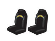 NFL San Diego Chargers Front Bucket Highback Seat Covers Set Universal