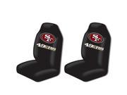 NFL San Francisco 49ers Front Bucket Highback Seat Covers Set Universal