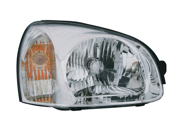 Hyundai 2003 2006 Santa Fe Headlight Assembly Driver Side