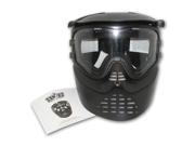 Black GXG XVSN No Fog Goggle System Paintball Airsoft Stealth Goggles Mask Flex Visor