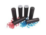 6 GXG 100 round BLACK Paintball Flip Top Tubes Pods VL ball haulers NEW!