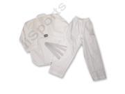 Korean Karate Taekwondo White V Neck Uniform Gi 6 Adult XL martial arts tang soo do