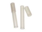 2 Le Tube Single Cigar Tubes CLEAR telescoping 6 8 crush proof Travel holder cases 50 ring size