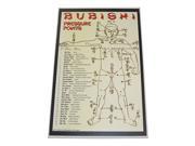 Bubishi Chinese Pressure Points dim mak chinese kung fu martial art Display Wall Plaque 11x17