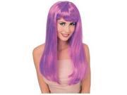 Adult Glamour Long Violet Wig