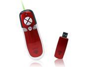 SP800 Smart Pointer Red 2.4Ghz RF Wireless Presenter with Mouse Function and Green Laser Pointer
