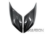2010 2012 Kawasaki Z1000 Carbon Fiber Headlight Side Panels