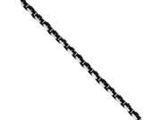 925 Sterling Silver 5.6mm wide Antiqued Cable Chain Bracelet