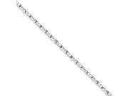 925 Sterling Silver White Cubic Zirconia Hugs and Kisses Bracelet 3mm