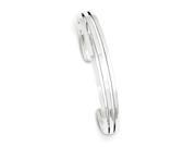 925 Sterling Silver 16mm wide Solid Polished and Closed Back Cuff Bracelet
