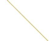 14K Yellow Gold 2.5mm wide Solid and Polished Spiga Wheat Chain Bracelet