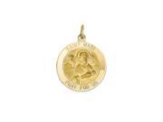 14K Yellow Gold St. Mark Medal Charm Pendant - 19x27MM 1.97 Grams 14K Yellow Gold St. Mark Medal Charm Pendant - 19x27MM 1.97 Grams