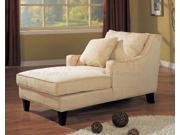 Microfiber Chaise Lounger by Coaster Furniture