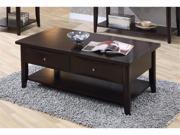 Coffee Table in Cappuccino by Coaster Furniture