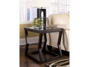 Kelton Rectangular End Table in Espresso Finish