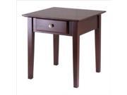 Rochester End Table With One Drawer Shaker By Winsome Wood