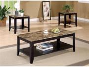 Marble 3 Piece Table Set by Coaster Furniture