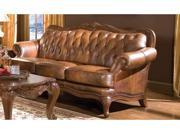 Victoria Leather Sofa by Coaster Furniture
