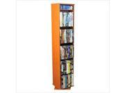 Revolving Media Tower 2 Sided Media Library in Cherry by Venture Horizon