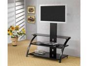 Value TV Stand in Black by Coaster Furniture