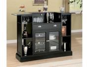 Contemporary Bar Black in Finish by Coaster