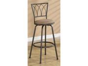 29 H Barstool in Dark Coffee Finish Set of 2 by Coaster Furniture