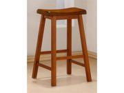 29 inch Oak Finish Counter Height Barstools Set of 2 by Coaster Furniture