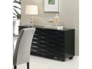 Stanton Server in Rich Black Finish by Coaster