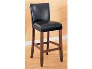 29 Inch Bar Stool Set of 2 in Black by Coaster Furniture