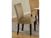 Modern Taupe Parson Chair Set of 2 by Coaster Furniture