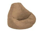 Soft Velvet Luxe Adult Beanbag in Coffee Finish by American Furniture Alliance