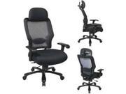 AirGrid Back and Mesh Seat Big and Tall Chair with Adjustable Headrest 2 Way Adjustable Arm