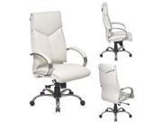 Office Star Products White High Back Executive Chair OSP 7270