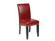 Metro Parson ECO Leather Chair with Nail Heads