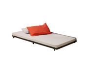 Twin Roll Out Trundle Bed Frame Black By Walker Edison