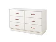 Logik Collection Dresser in Pure White Finish By South Shore Furniture