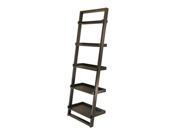 Bailey Leaning Shelf 5 Tier By Winsome Wood