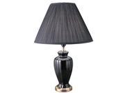 26 Ceramic Table Lamp Black By ORE