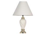 22 Ceramic Table Lamp Ivory By ORE