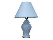 13 Ceramic Table Lamp Blue By ORE