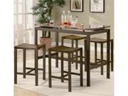 COUNTER HEIGHT DINING TABLE AND STOOLS