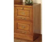 Two Drawer Oak File Cabinet by Coaster Furniture