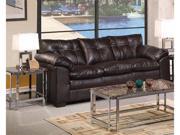 Onyx Bonded Leather Sofa Hayley Collection