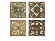 Set of 4 Casa Medallion Tiles