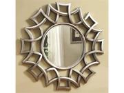 Starburst Accent Mirror in Silver Finish by Coaster