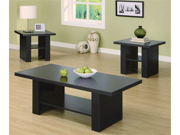 Cappuccino Hollow Core 3Pcs Occasional Table Set