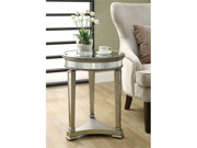 Mirrored 20 Dia Accent Table by Monarch